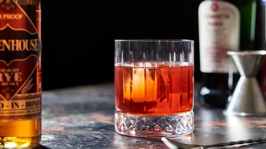 The classic Boulevardier cocktail features sweet vermouth and Campari