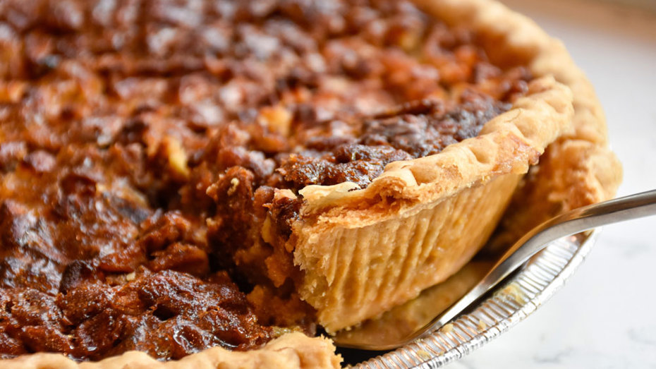 Bourbon adds complex flavor to the sweet filling in pecan pies.