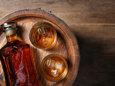 Central to the aging process is the bourbon's interaction with the oak barrel.