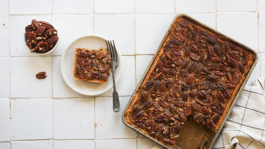 Bourbon Pecan Pie Bars